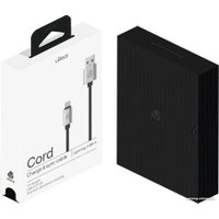 Кабель uBear Cord USB Type-A - Lightning DC01BL01-I5 (1 м, черный)