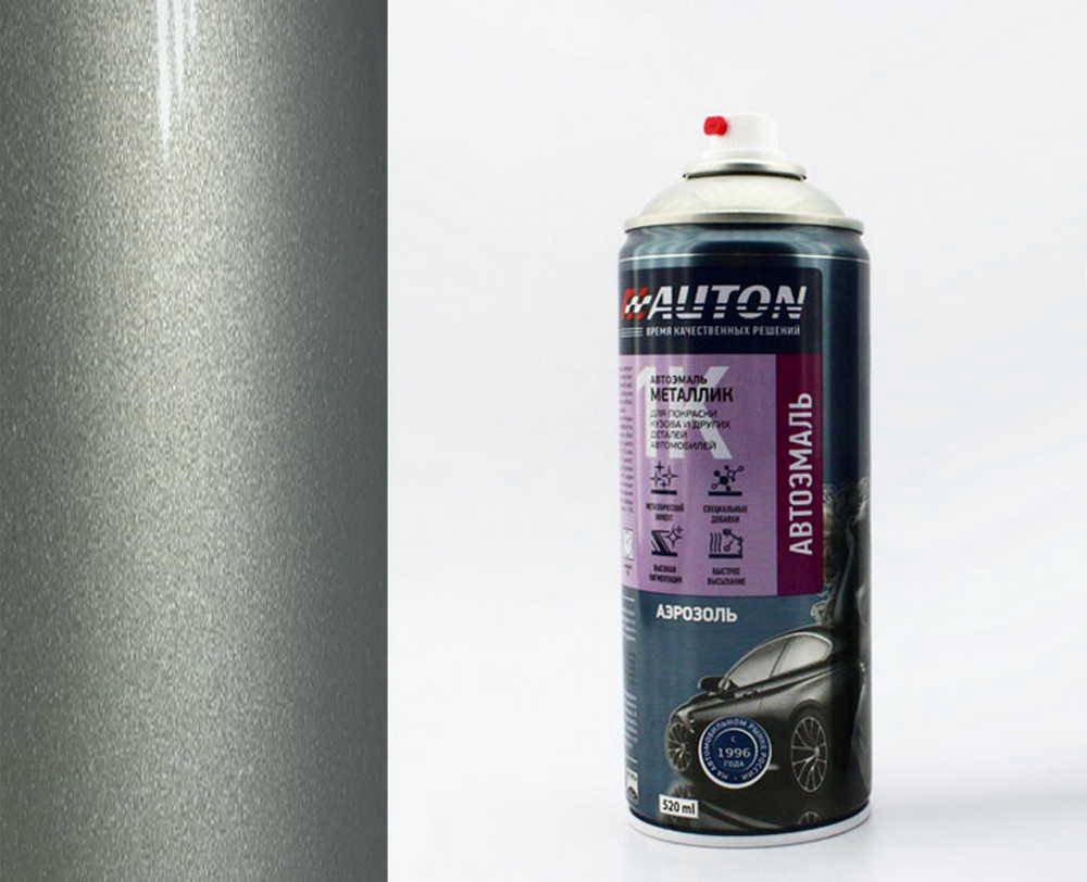 

Автомобильная краска Auton металлик - 650 Совиньон - аэр. 520 мл
