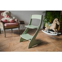 Растущий стул Друг Кузя Растущий Павлин (оливковый)