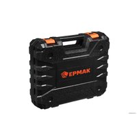 Ударная дрель-шуруповерт Ермак 693-016 (с 1-им АКБ, кейс, набор оснастки)