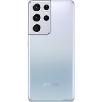 Смартфон Samsung Galaxy S21 Ultra 5G SM-G998B/DS 12GB/512GB Восстановленный by Breezy, грейд A (серебряный фантом)