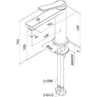Смеситель IDDIS Parker PARSB00i01 (хром глянцевый)