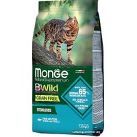 Сухой корм для кошек Monge Bwild Tuna Sterilised 1.5 кг