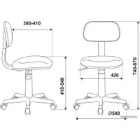 Компьютерное кресло Бюрократ CH-W201NX (белый монстры/пластик белый)