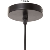 Подвесная люстра BayerLux Корт 10777073 (черный/венге)