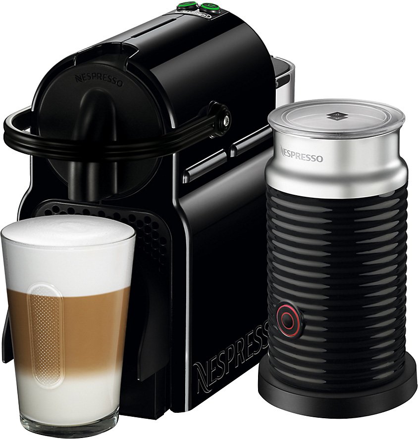 

Капсульная кофеварка DeLonghi Inissia Black (Aeroccino) [EN 80.BAE]