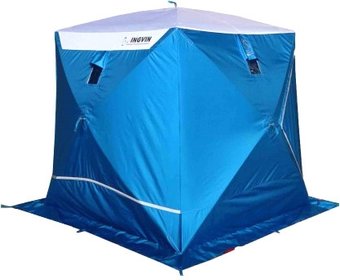 Палатка для зимней рыбалки Пингвин Призма премиум Strong (синий/белый)