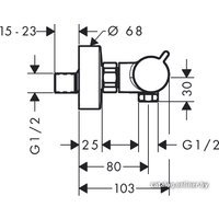 Смеситель Hansgrohe Ecostat 13116000