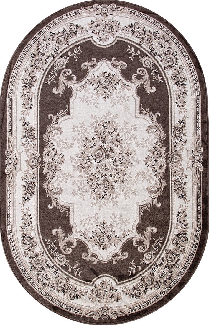 

Ковер для жилой комнаты Merinos Valencia Deluxe 4015-OVAL-BROWN (2.5x4)