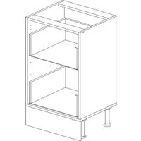 Шкаф напольный Горизонт Мебель Ева 50 2 ящика (мокко софт) в Гомеле