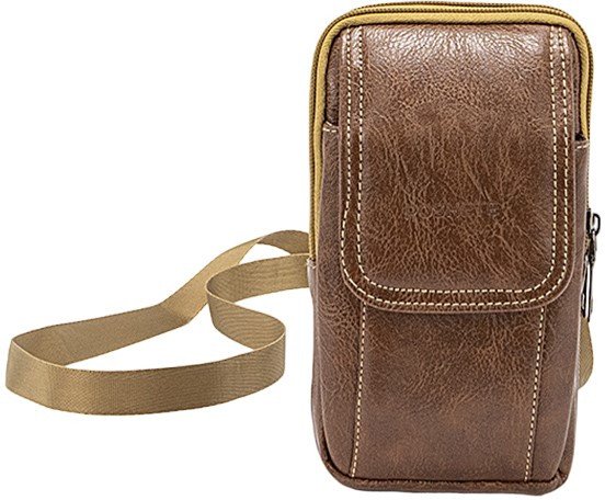 

Мужская сумка Poshete 878-0510-BRW (коричневый)