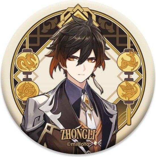 Значок miHoYo Liyue Harbour Character Can Badge Zhongli GEN106
