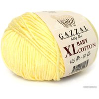 Пряжа для вязания Gazzal Baby Cotton XL 3413 50 г 105 м (лимон)