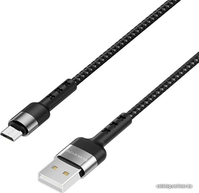 Кабель Borofone BX34 Advantage USB - Micro-USB (черный)