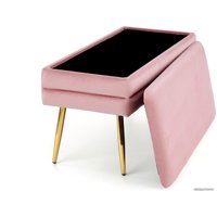 Пуфик Halmar Velva (розовый/золотой)