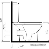 Унитаз напольный AM.PM Like [C808607SC]