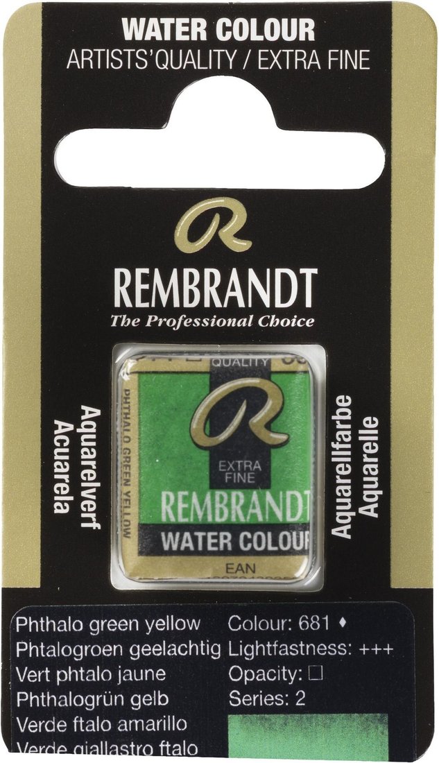 

Акварельная краска Rembrandt 681 05866811 (фтало желто-зеленый, кювета)