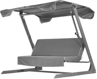 Садовые качели ПИК Афина (светло-серый)