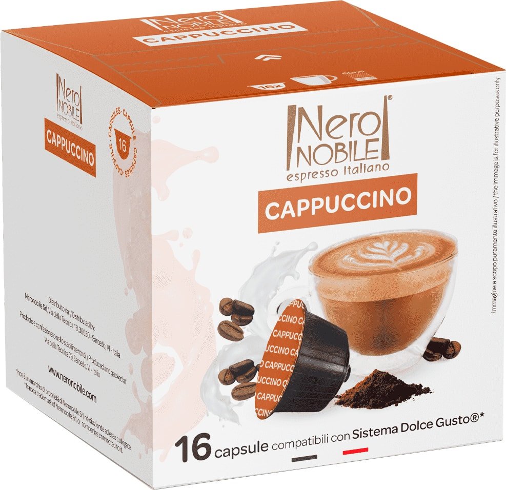 

Кофе в капсулах NeroNobile Dolce Gusto Cappuccino 16 шт