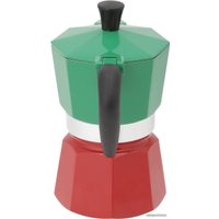 Гейзерная кофеварка Bialetti Moka Express Tricolor (3 порции)