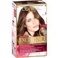 Крем-краска для волос L'Oreal Excellence 6.0 Темно-русый