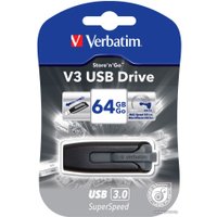 USB Flash Verbatim Store 'n' Go V3 Black 64GB (49174)