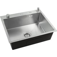 Кухонная мойка Futur FK 6050 Eco Embossing Pop-up Roll plus (Satin)