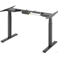 Стол для работы стоя ErgoSmart Ergo Desk Pro 1360x800x36 мм (дуб мореный/черный)