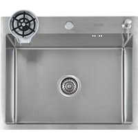 Кухонная мойка Futur FK 6050 Eco Embossing Pop-up Rinzer plus (Satin)