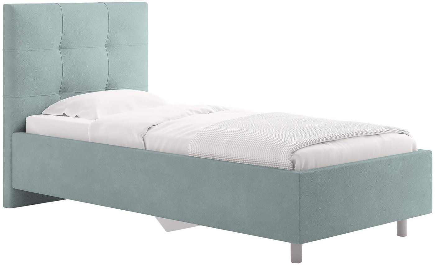Кровать Сонум Caprice 90x200 (замша мятный)