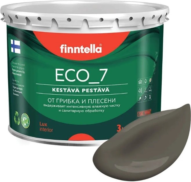 

Краска Finntella Eco 7 Taupe F-09-2-3-FL079 2.7 л (серо-коричневый)