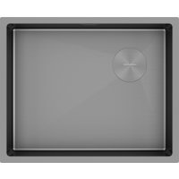 Кухонная мойка Paulmark NEXT-SKEW 54 UNI PM885444-MG (серый/серый матовый)