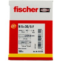 Дюбель-гвоздь Fischer N 5 x 30/5 F 513736 (100 шт)