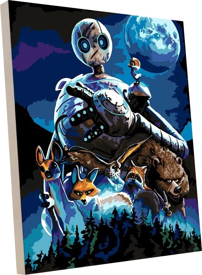 

Картина по номерам PaintLine Дикий робот. Постер PL-00346