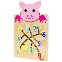 Бизиборд Alatoys Настенная бизидоска Свинка ББ604