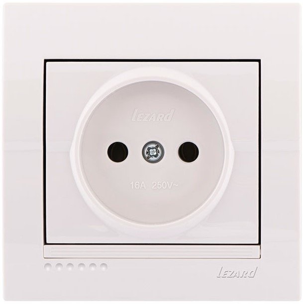 

Розетка Lezard Deriy 702-0202-121 (белый)