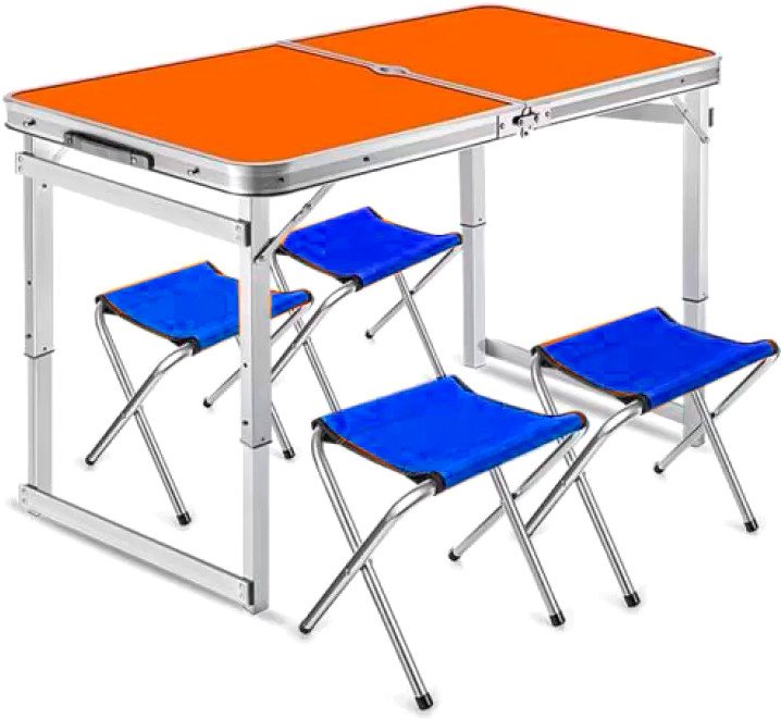 

Стол со стульями Bison A-4-60*120-OR