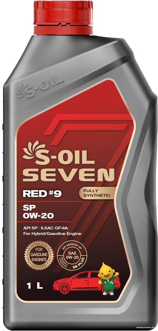 Моторное масло S-OIL SEVEN RED #9 SP 0W-20 1л