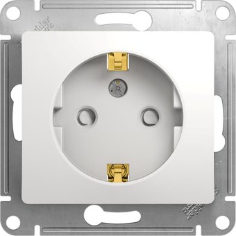 Розетка Systeme Electric Glossa GSL000145 (белый)