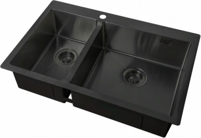 

Кухонная мойка ZorG ZL R-780-2-510 R Grafit