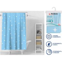 Шторка-занавеска для ванны Perfecto Linea Secret 36-118102 (звездное небо)