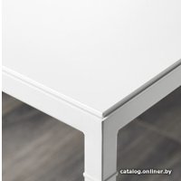 Журнальный столик Ikea Нибода (белый/серый) 403.479.33