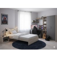 Кровать PROxSON Milton 90x200 (ясень шимо светлый)