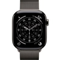 Умные часы Apple Watch Series 11 LTE 46 мм (титановый корпус, сланец/сланец, миланская петля M/L)