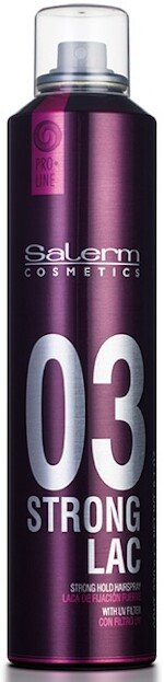Лак Salerm Cosmetics Ультрабыстросохнущий для волос сильной фиксации Strong Lac Pro Line 405 мл