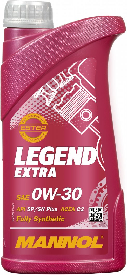 

Моторное масло Mannol Legend Extra 0W-30 SN C2/C3 1л