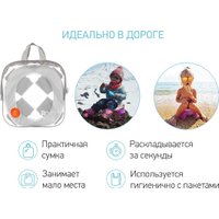 Дорожный горшок Roxy Kids HandyPotty 3 в 1 HP-255G (серый/мятный)