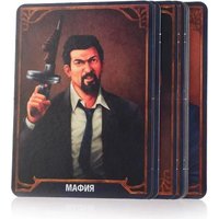 Настольная игра Русский стиль Твистер Гигант, Мафия Ночное безмолвие 2 в 1 03660