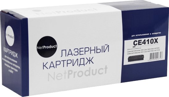 

Картридж NetProduct N-CE410X (аналог HP CE410X)