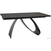 Кухонный стол Signal Diuna DIUNABROC160 (коричневый/черный матовый)